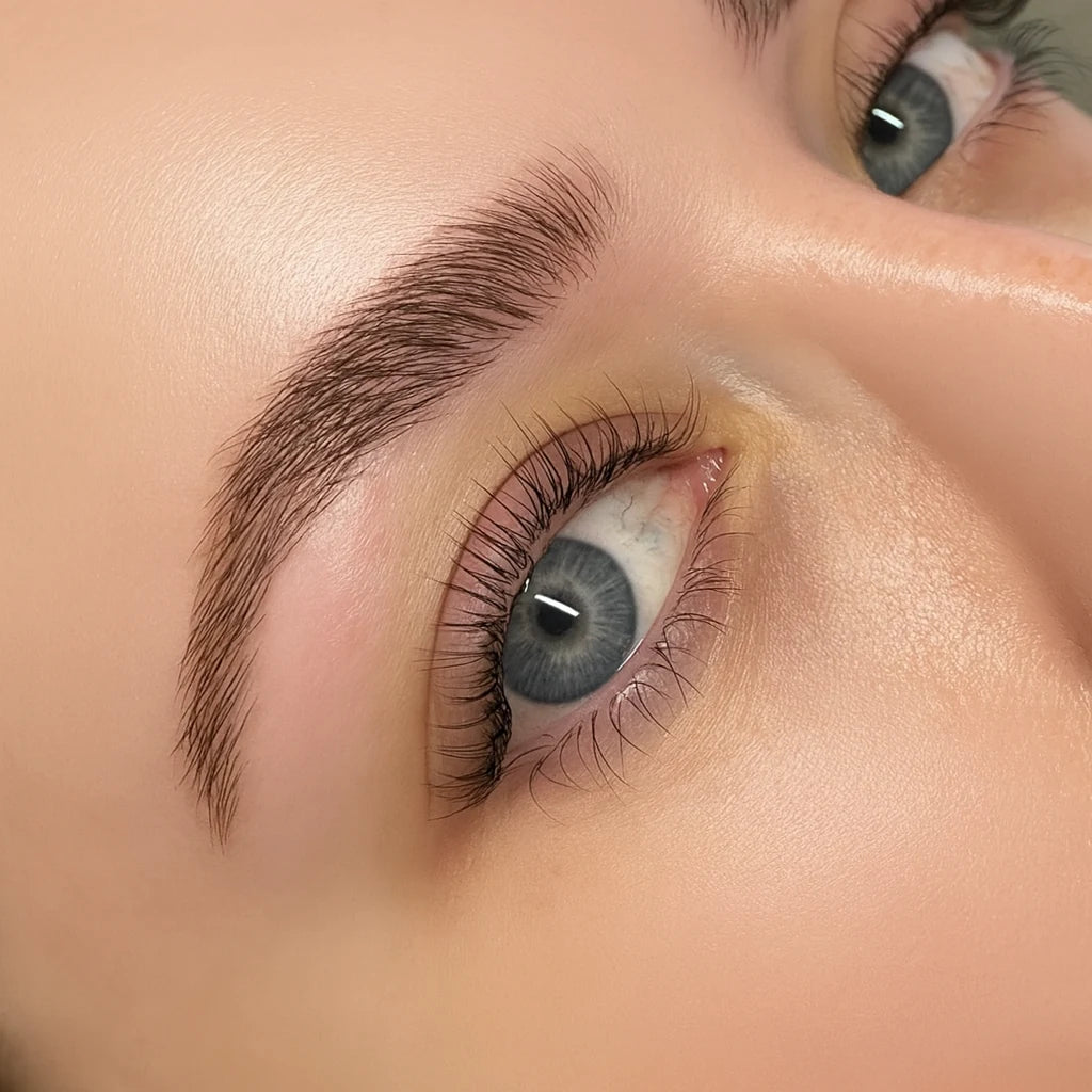 Lashes and brows