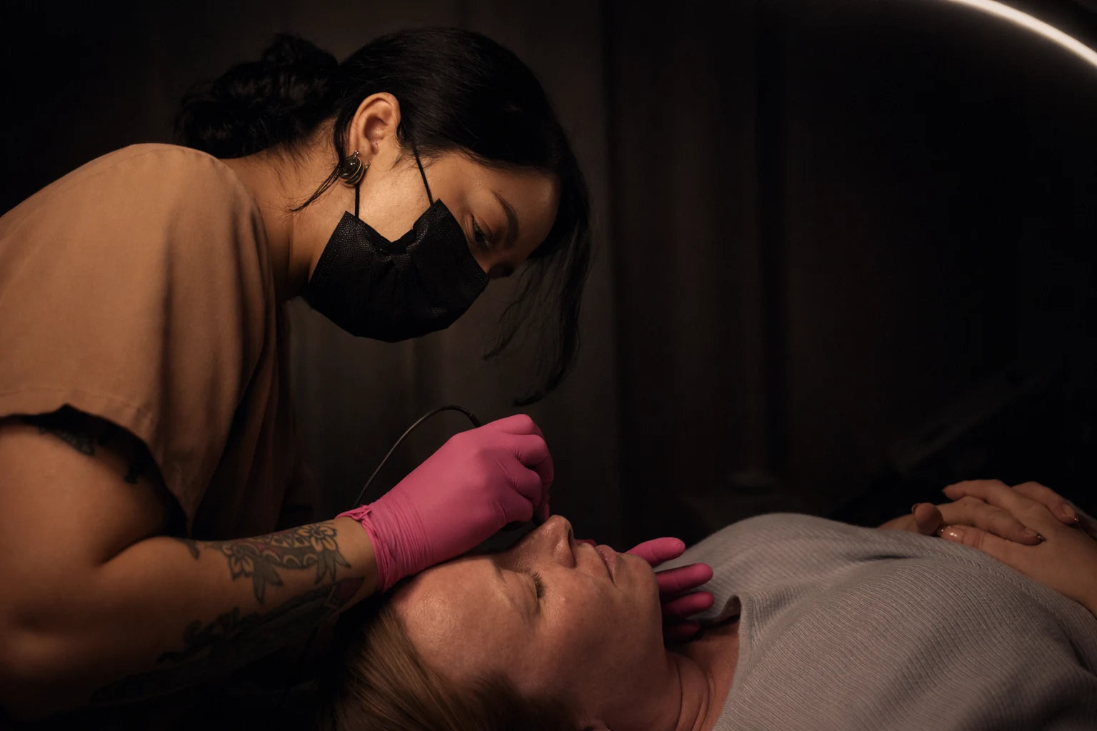 Corrective facial treatment