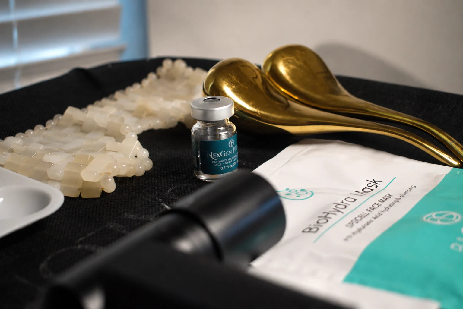 Microchanneling treatment setup