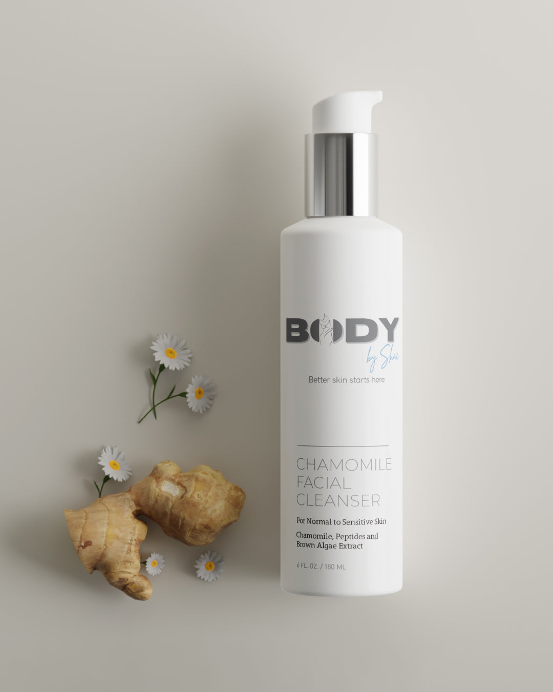 Body by Shae Chamomile Facial Cleanser, original product photograph