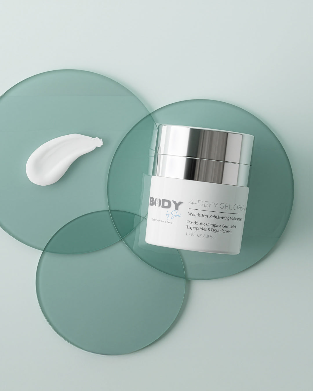 Body by Shae 4-Defy Gel Cream, original product photograph